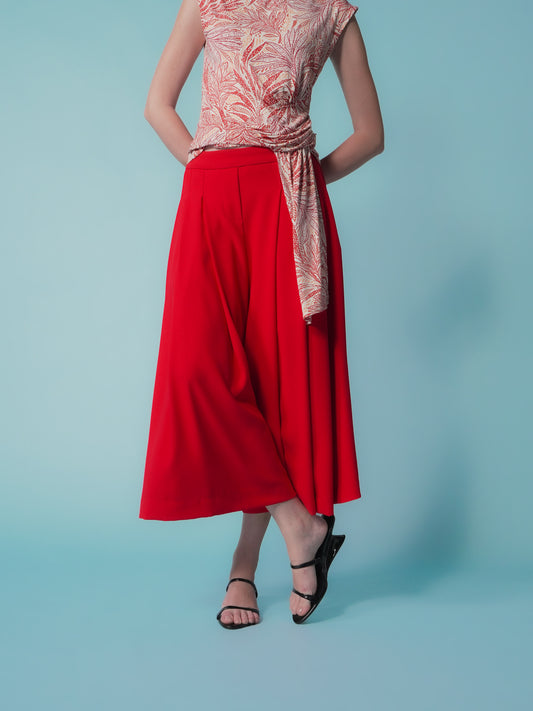 Lino Pleated Culottes