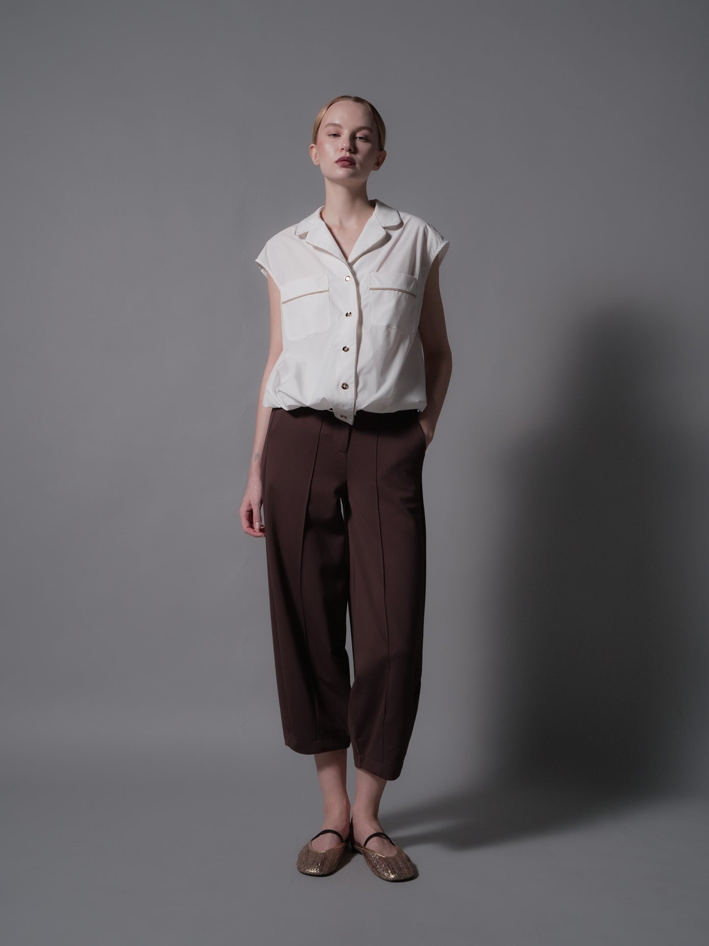 Xavier Piping Combi Short Sleeves Top