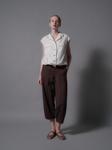 Xavier Piping Combi Short Sleeves Top
