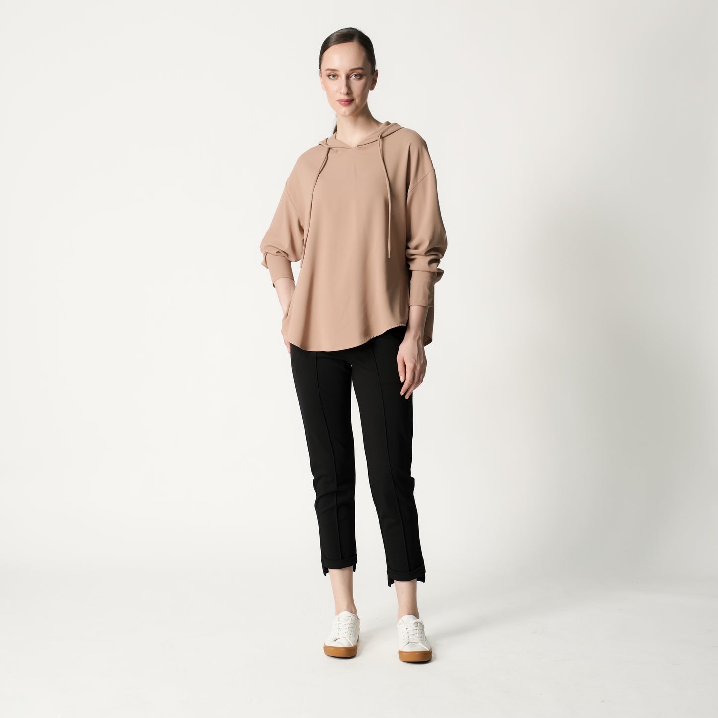 Visha Crepe Sweater Top