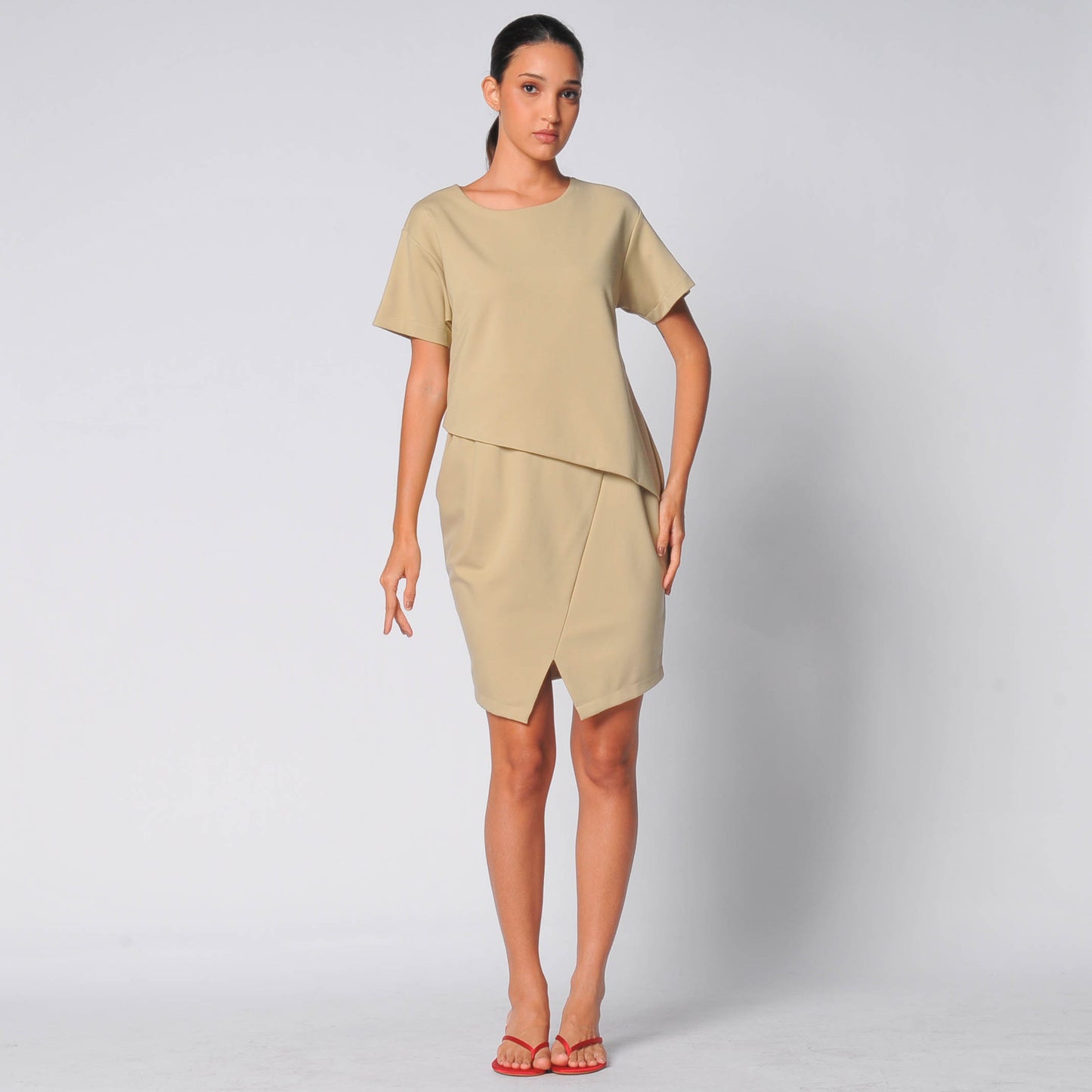 Addison Overlap Dress