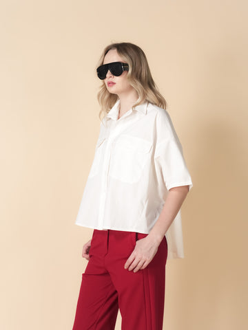 Pia  Loose Polo Top