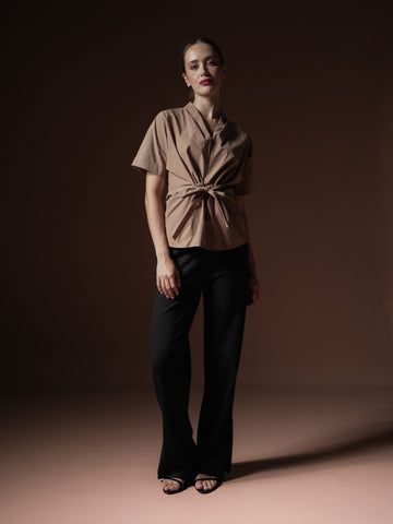 Venus V-Neck Pull Waist Top