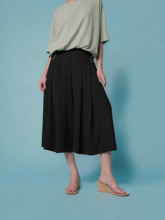 Lino Pleated Culottes
