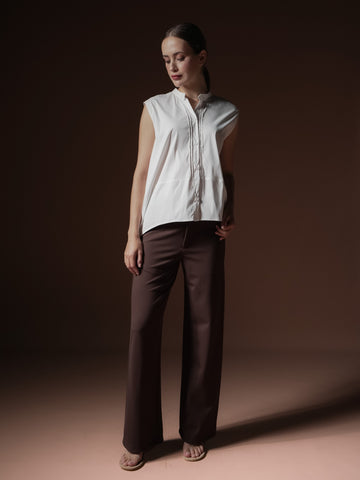Leonore Sleeveless Loose Blouse