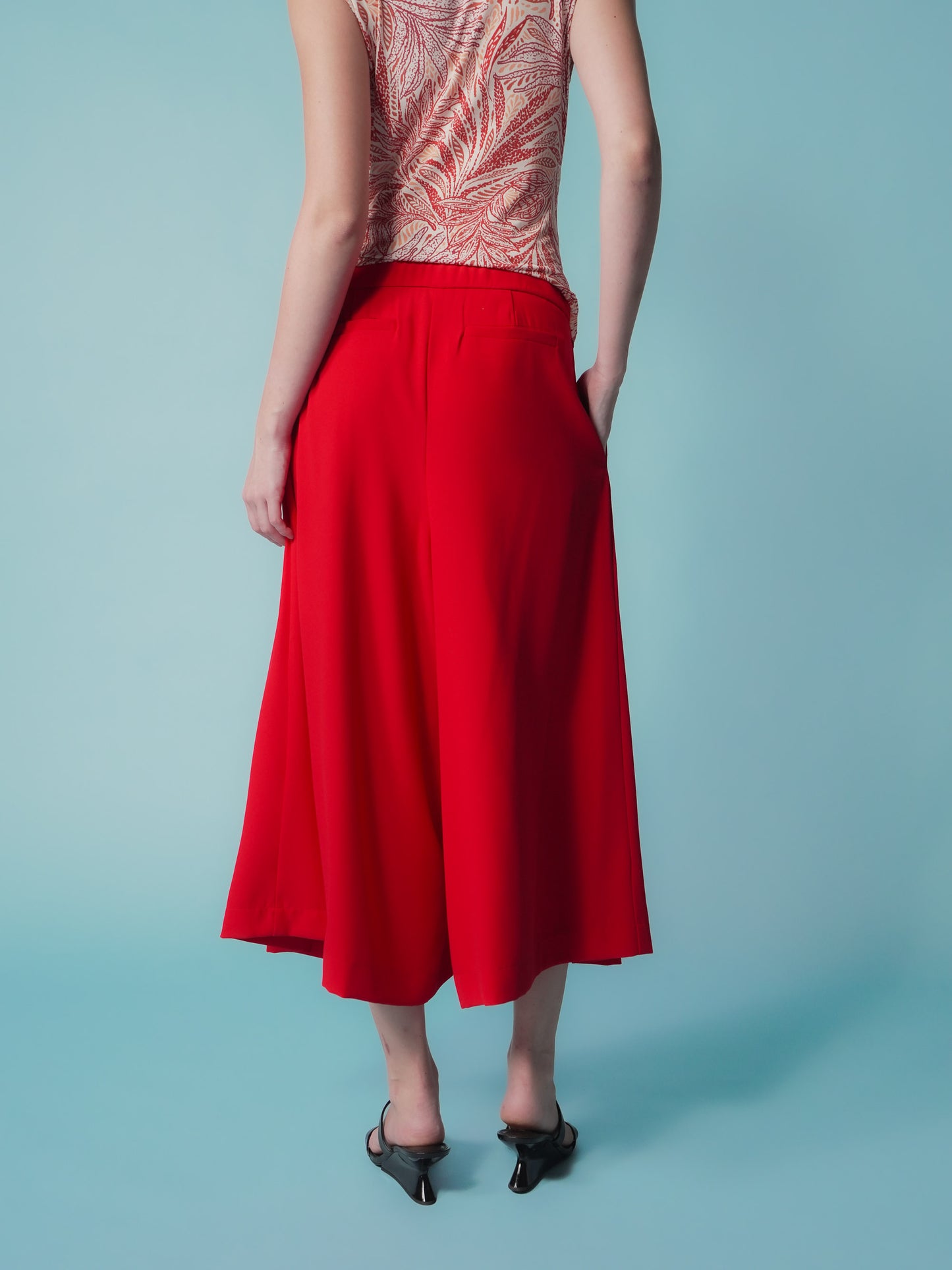 Lino Pleated Culottes