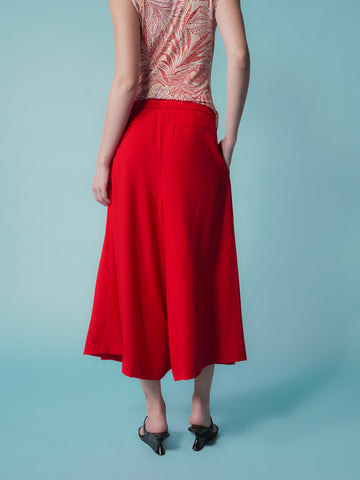 Lino Pleated Culottes