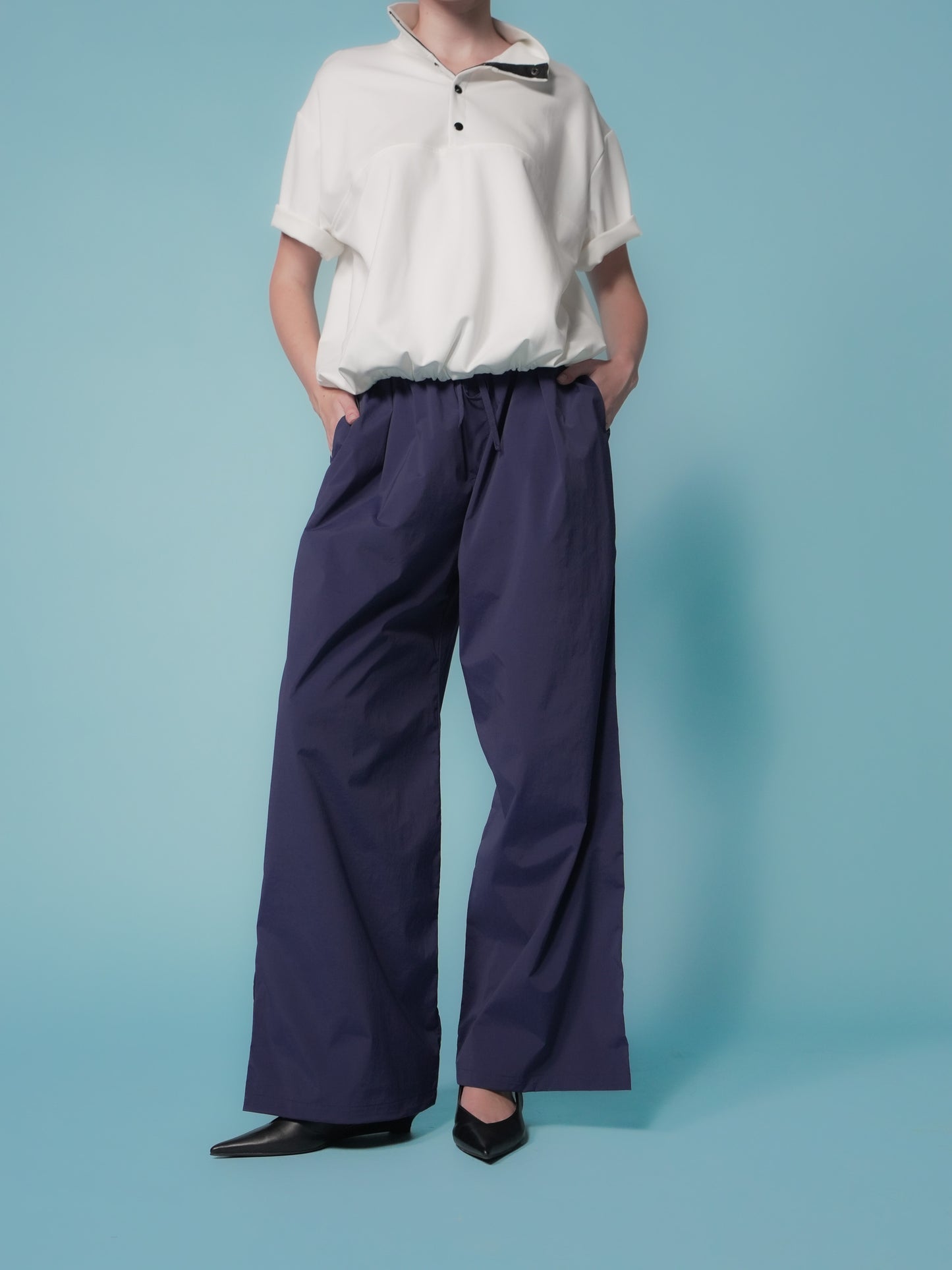 Elry Tie Pull Up Pants