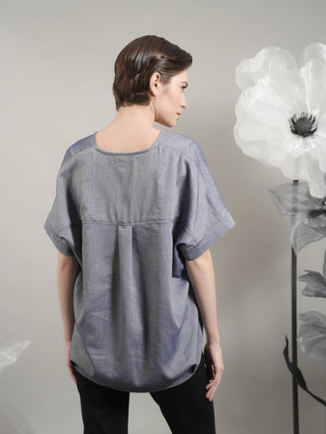 Jackie Loose Linen Top