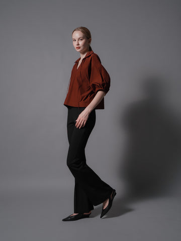 Anessa Tie Puff Sleeve Top
