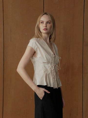 Gelli Pleated Tie Top
