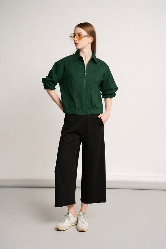 Jairah Zip Jacket Top