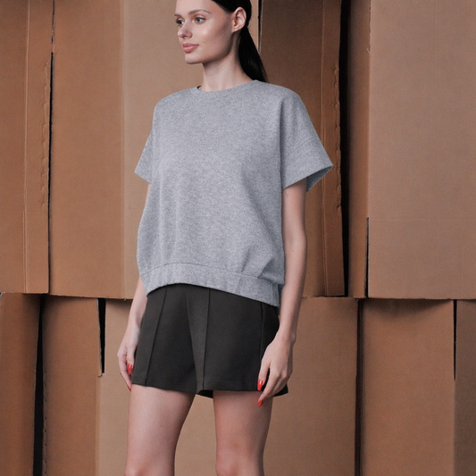 Charl Tucked Hem Top