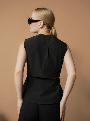 Ariana Open Back Sleeveless Top