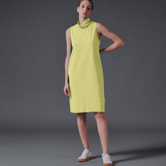 Iyay Soft High Neck Dress