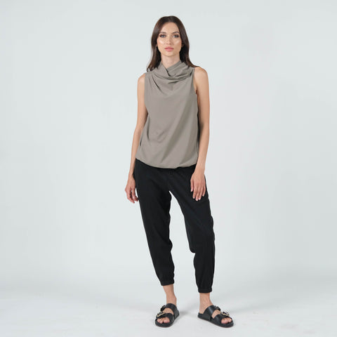 On The Go Cowl Neck Courage Top