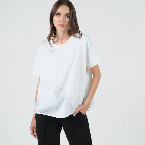 Shirley Contrast Fabric Top