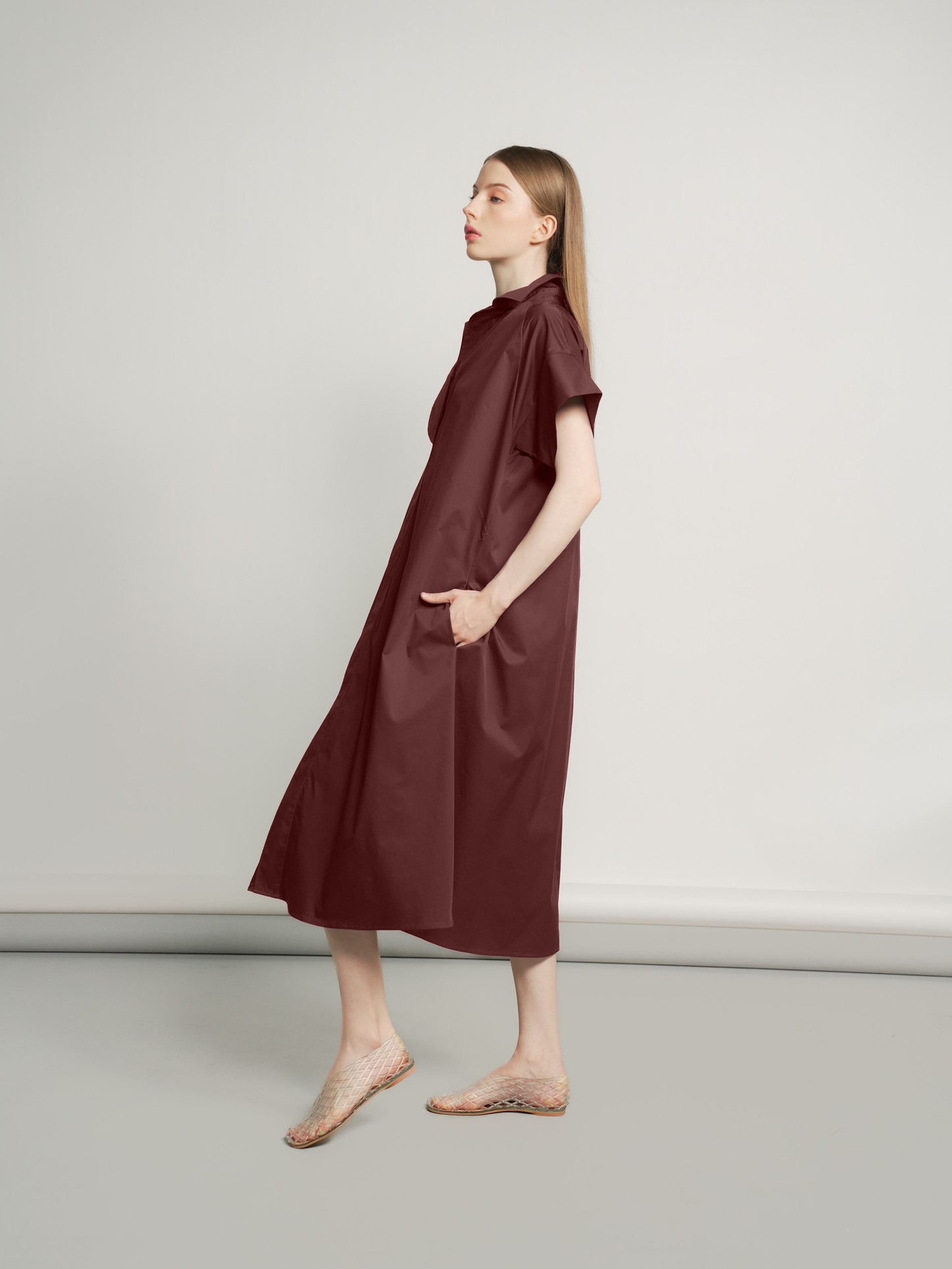 Lindsay A-line Dress with String