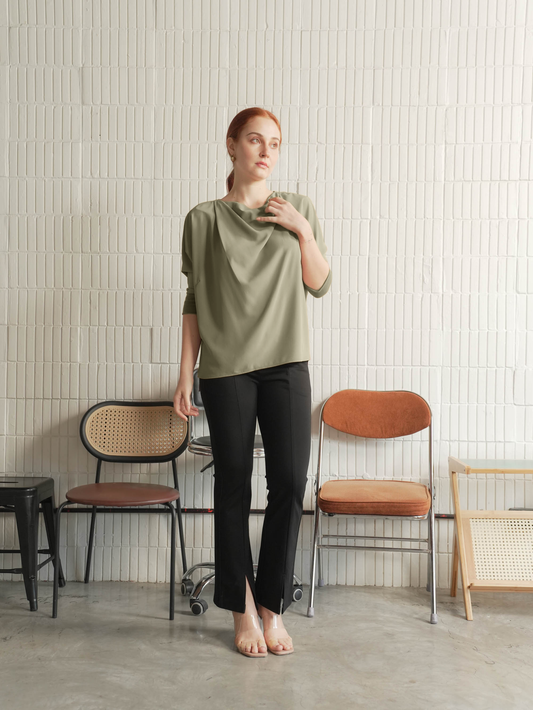 Lizzy Crepe Combi Top