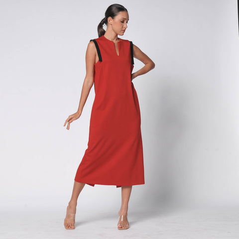 Zelia Sleeveless Shift Dress