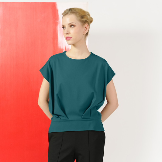 Mel Gathered Hem Top