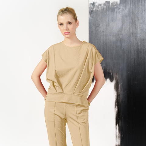 Mel Gathered Hem Top