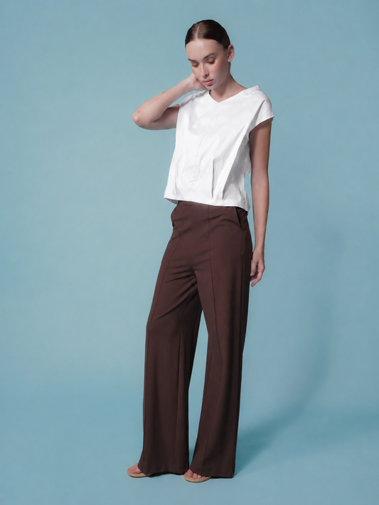 Shaina V-neck Blouse Top