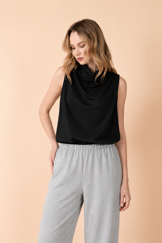 Sheera Cowl Zip Top