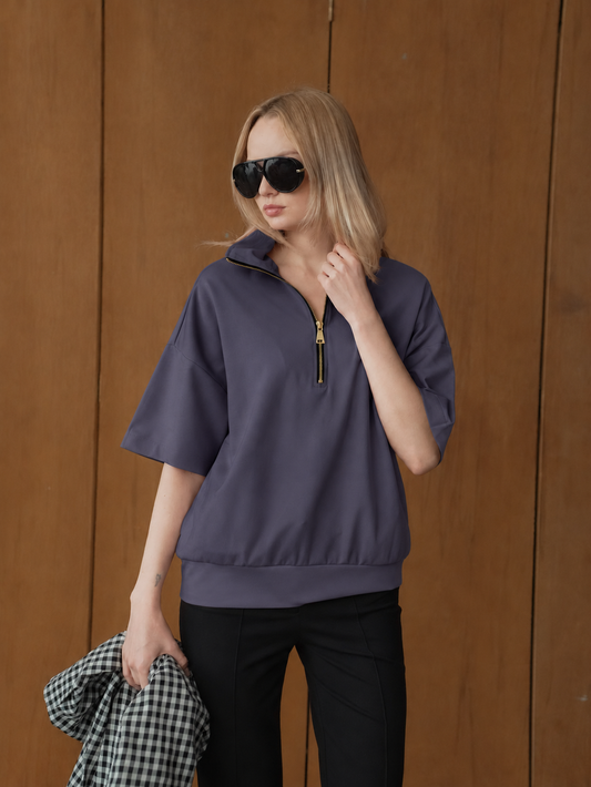Charo Half Zip Top