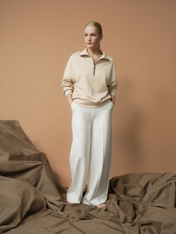 Abby Long Sleeve Zip Top