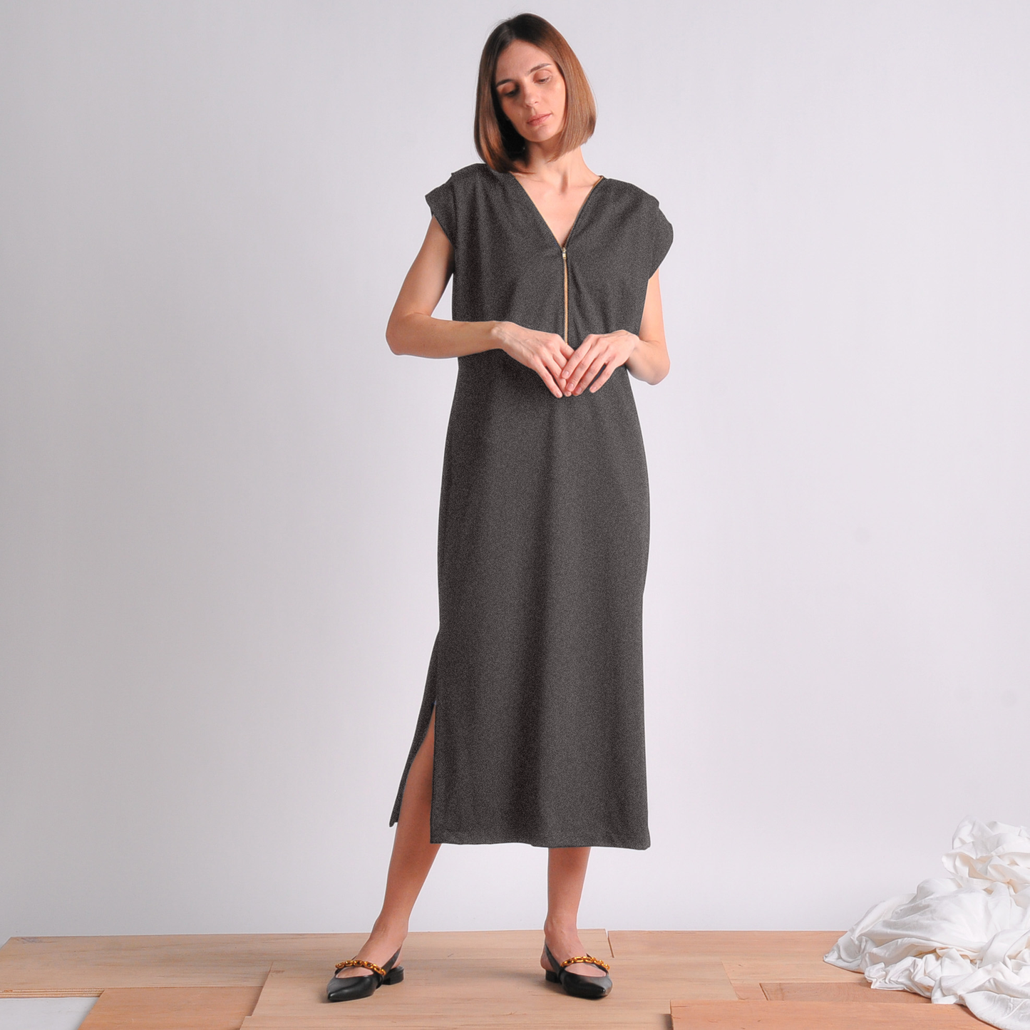 Abigail Front Zip Dress