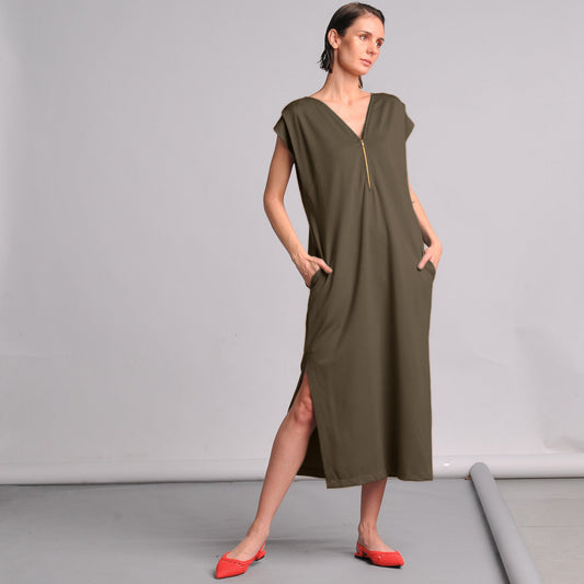 Abigail Front Zip Dress