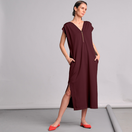 Abigail Front Zip Dress