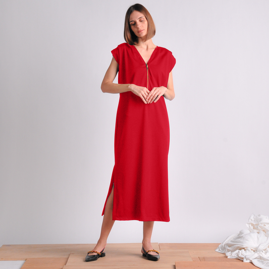 Abigail Front Zip Dress