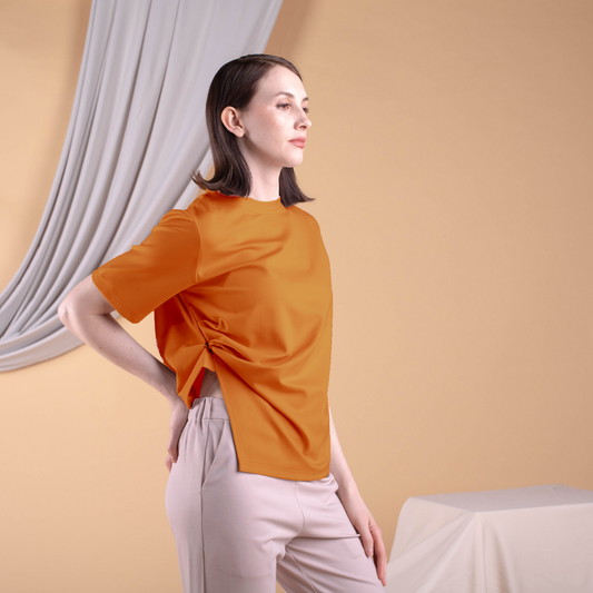 Alana Metal Detail Top