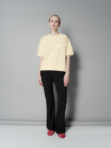 Aliyah Contrast Stitch Combi Top