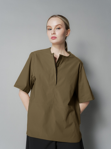 Anj Curved Hem Loose Top