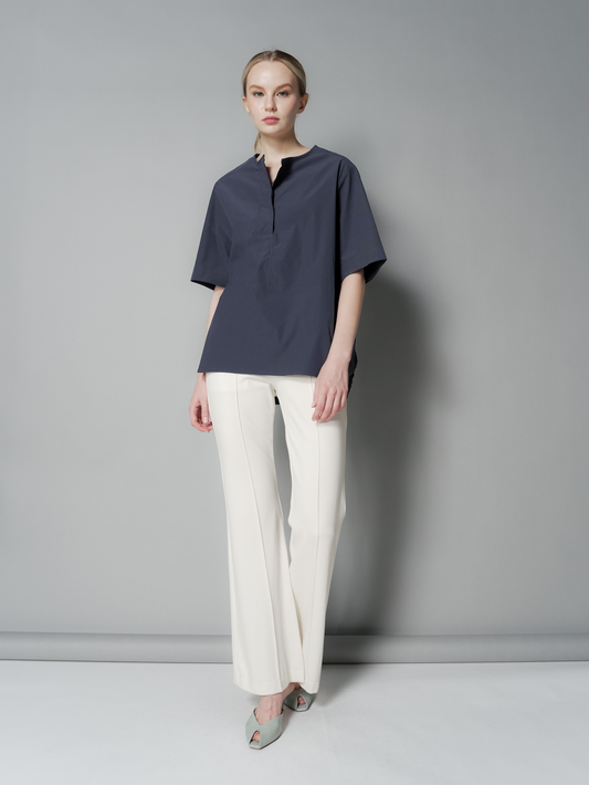 Anj Curved Hem Loose Top