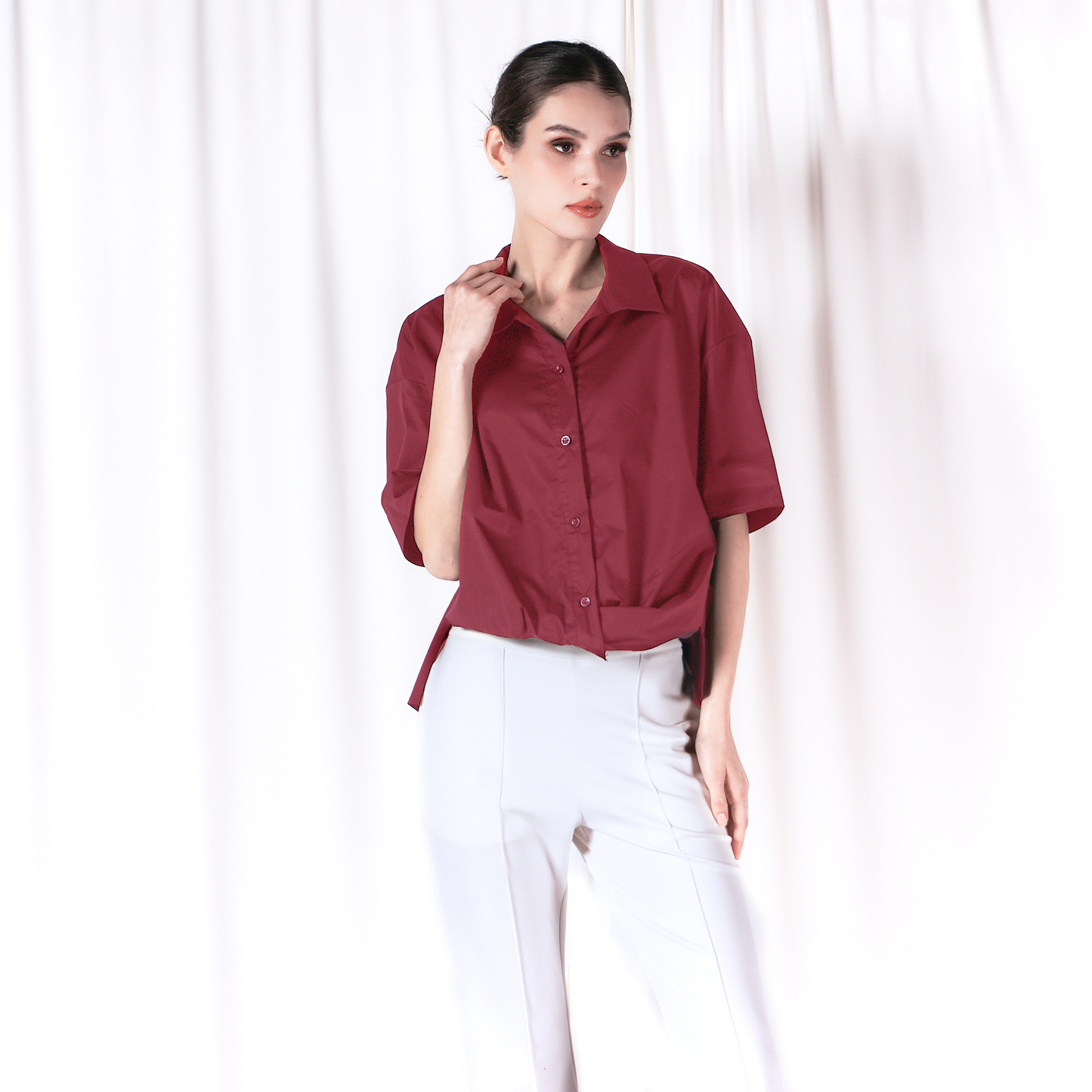 Ashly Front Twist Polo