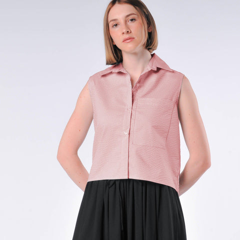 Audrey Front Button Top