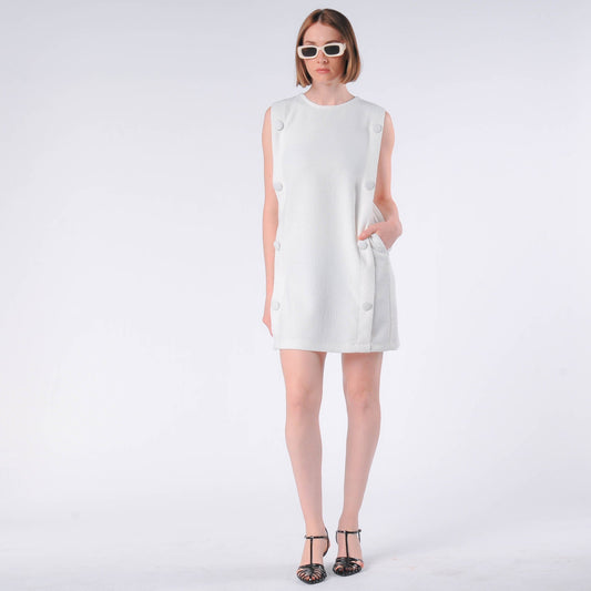 Leena Woven Shift Dress