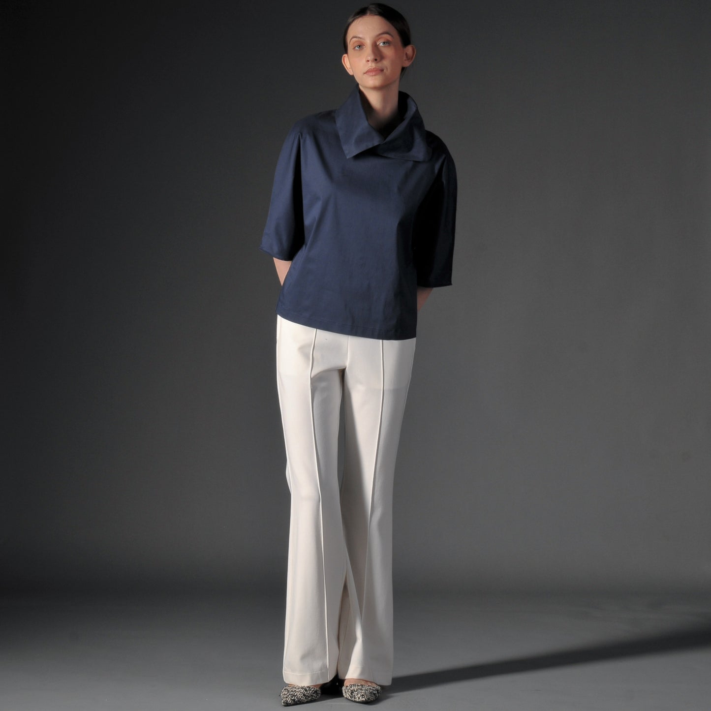 Beth High-Neck Top