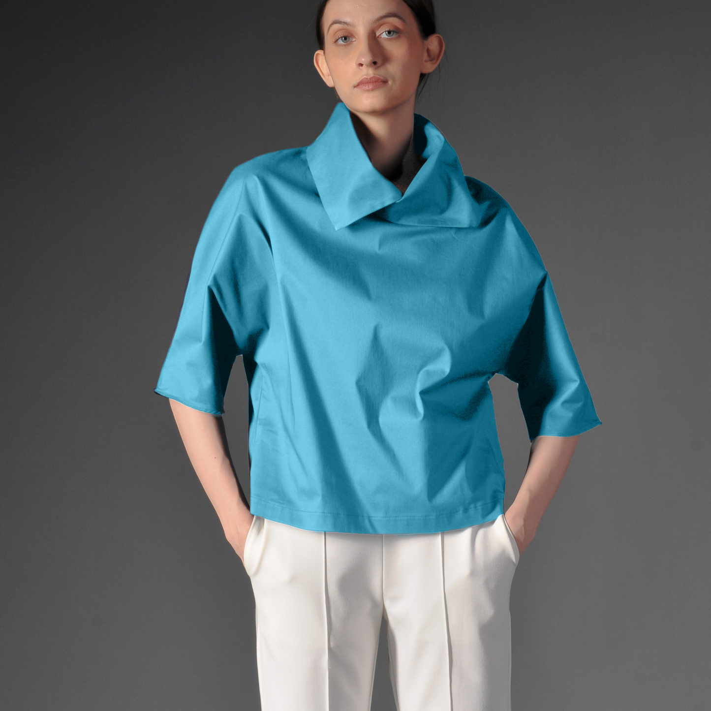 Beth High-Neck Top