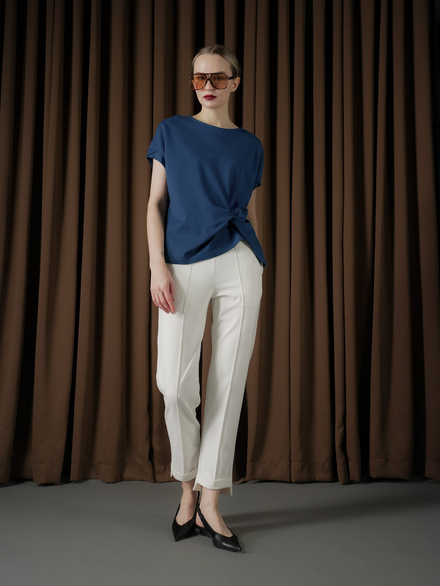 Canola Twist Detail Top