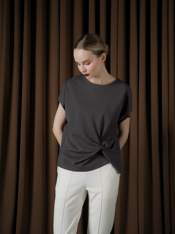 Canola Twist Detail Top