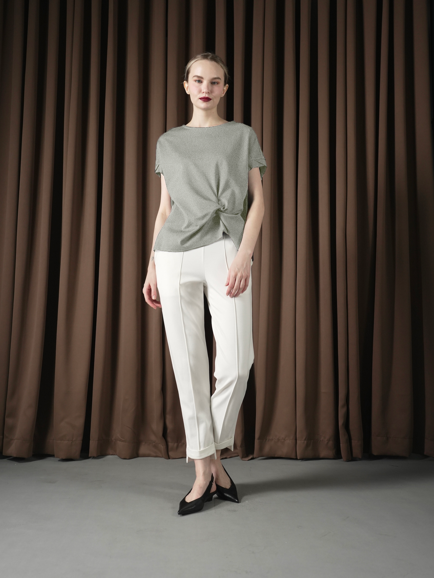 Canola Twist Detail Top