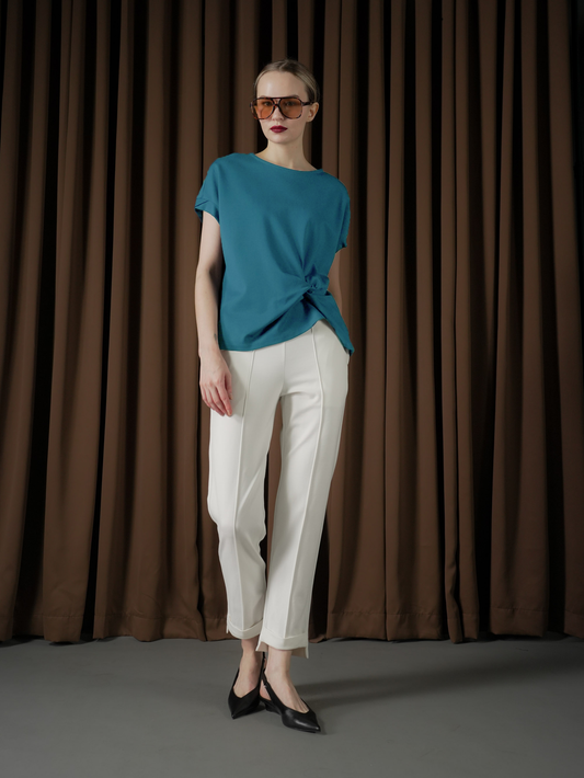 Canola Twist Detail Top