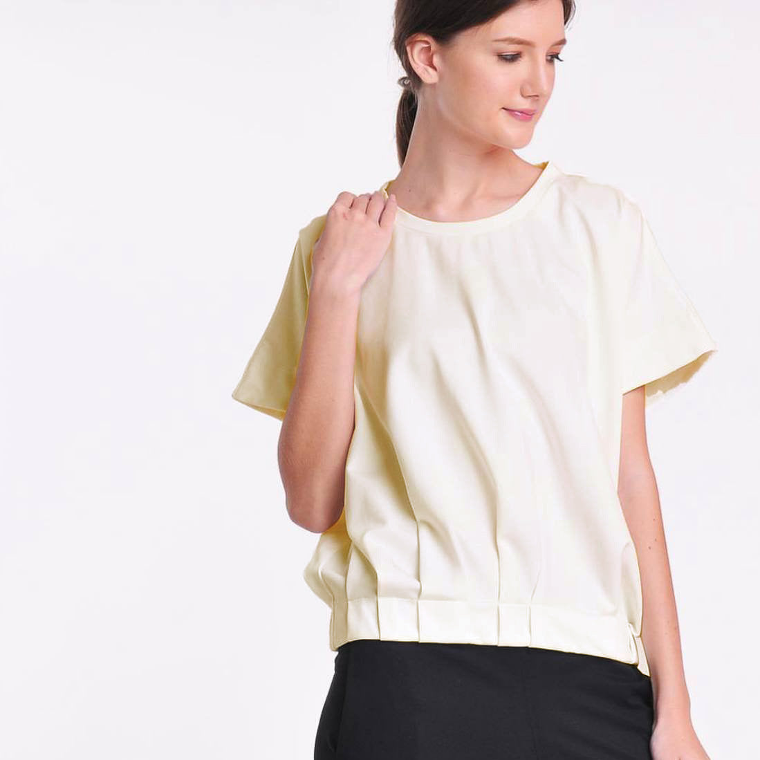 Charl Tucked Hem Top