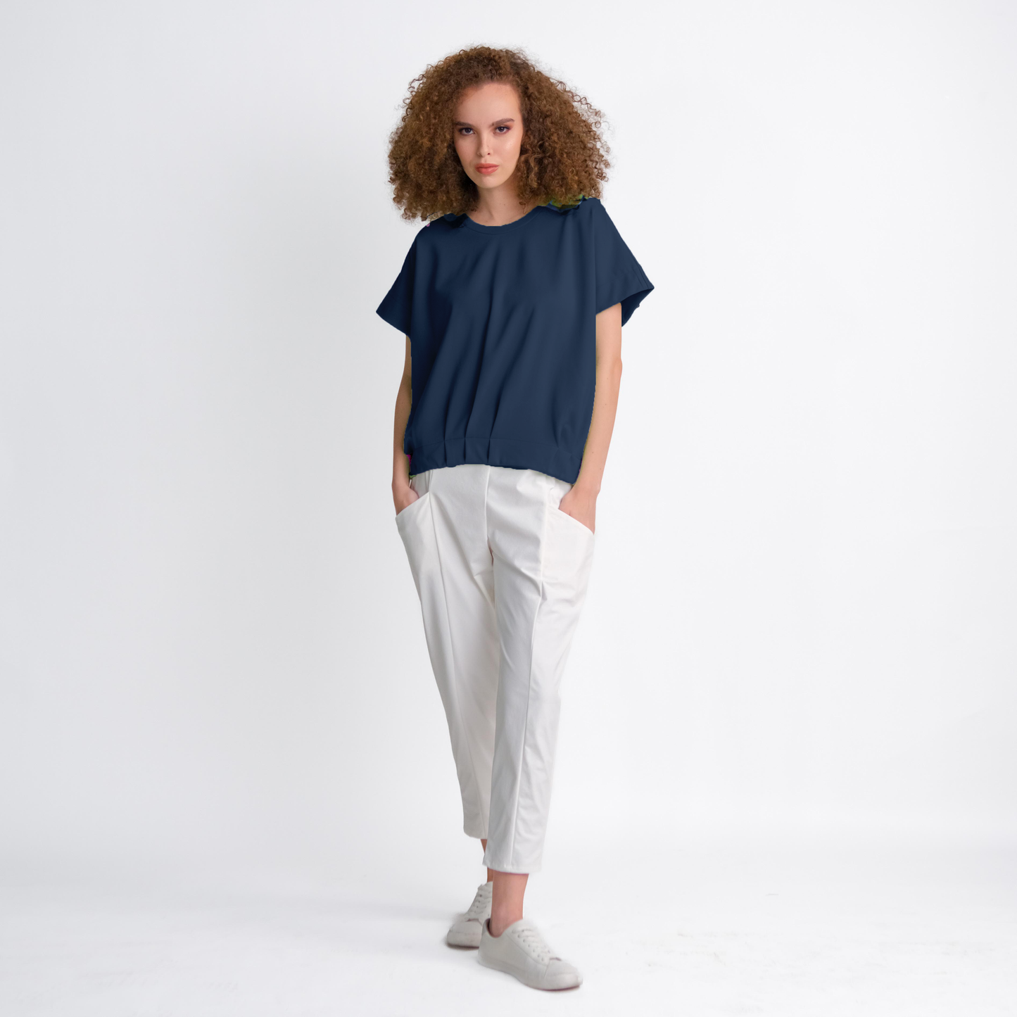 Charl Tucked Hem Top