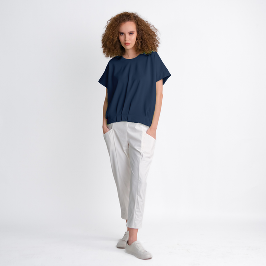 Charl Tucked Hem Top
